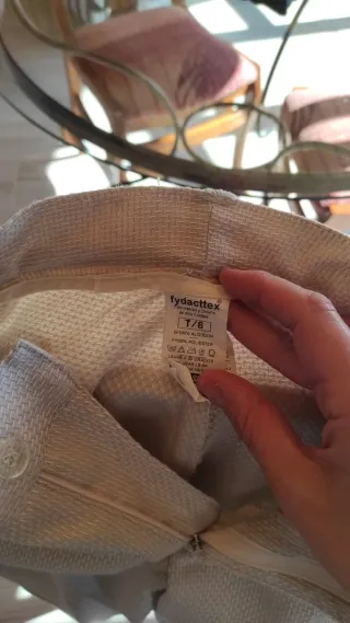 Traje de Comunión Niño  Beig.. Talla 8.