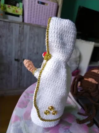 Virgen mística crochet hecha a mano