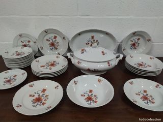 Vajilla Bavaria floral 28 piezas Sin Usar