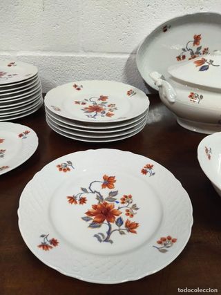 Vajilla Bavaria floral 28 piezas Sin Usar