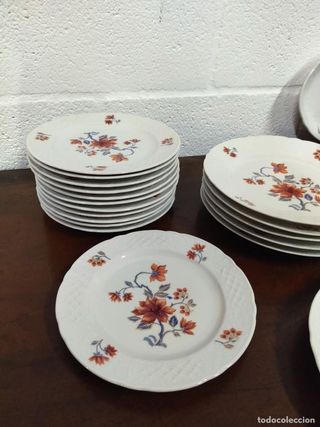 Vajilla Bavaria floral 28 piezas Sin Usar
