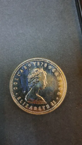 Moneda Canadá 1978 Dólar Isabel II