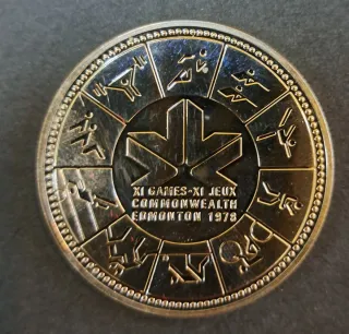 Moneda Canadá 1978 Dólar Isabel II