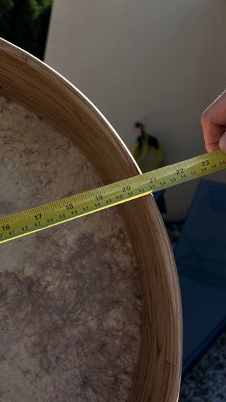 Tamburi sciamanici artigianali da 53 cm nuovi