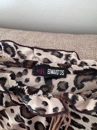 Blusa estampada leopardo