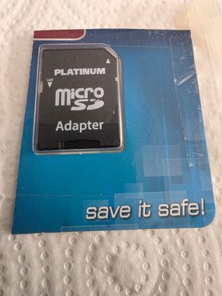 LOTE - 6 TARJETAS - ADAPTADOR - MICRO SD