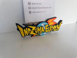 Logo Inazuma Eleven decoración anime
