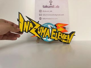 Logo Inazuma Eleven decoración anime