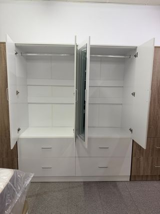 Armario 4 puertas blanco - Oferta!