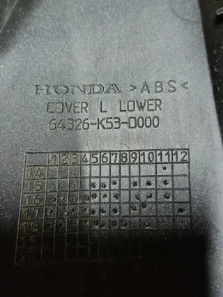 Honda SH300 Deflector Negro