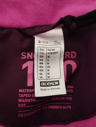 Chaqueta de nieve Quechua Talla M