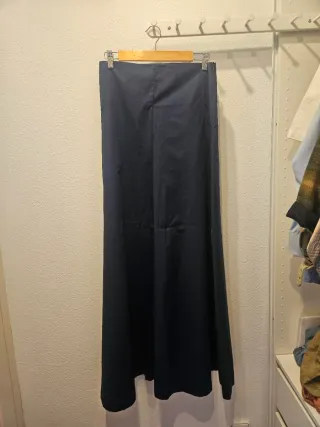 Pantalón ancho azul