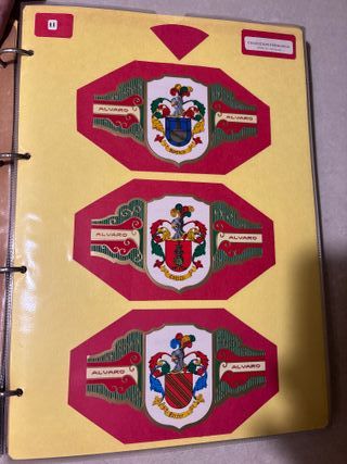 Colección Vitolas Álvaro Escudos Heráldicos