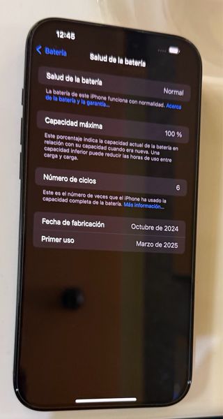 iPhone 16 Pro Max 256GB Titanio Negro