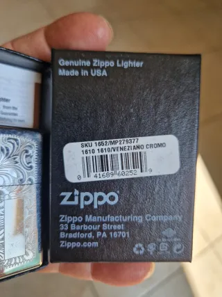 Zippo Veneziana Cromato