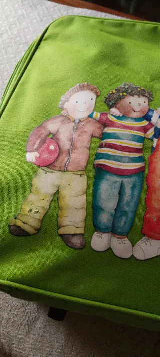 Maleta Infantil TEO Verde Niños