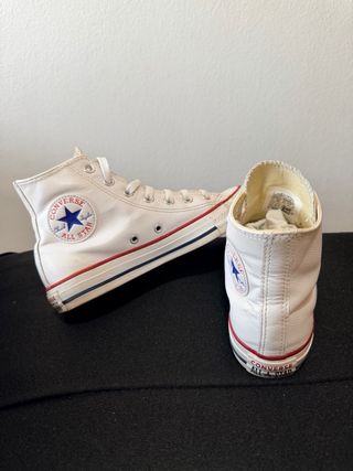 Converse Bota Piel Blanca Talla 37