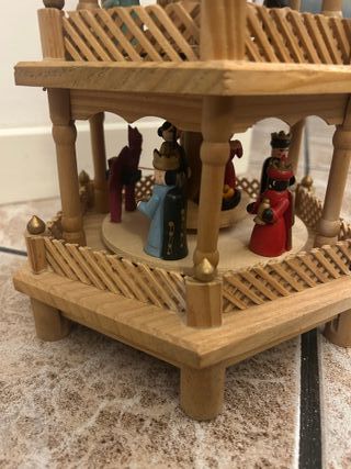 Piramide Tedesca Natale Vintage Legno Rara