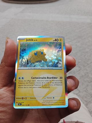 Carta Pokémon JOLTIK de N Rever Holo
