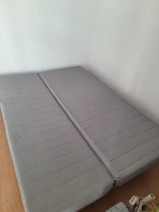 Sofá-cama doble clic-clac gris