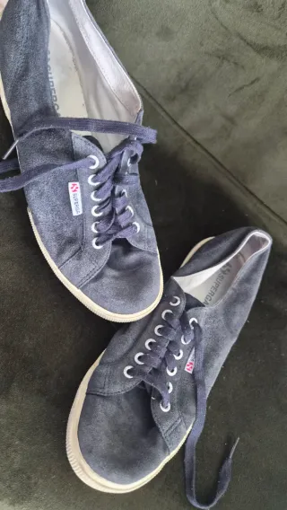 Superga Ante Azul Marino Talla 43