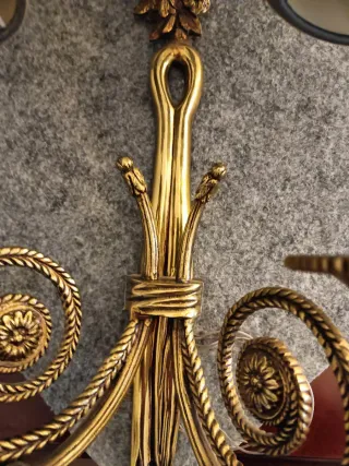 Pareja de apliques de pared Napoleón III.
