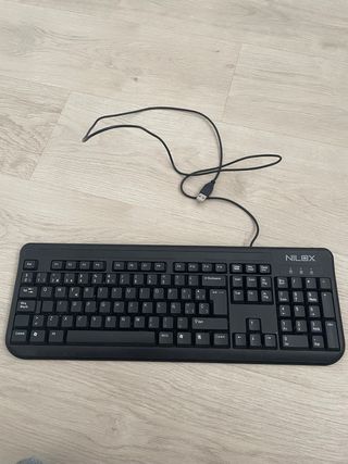 Teclado NILOX Negro USB