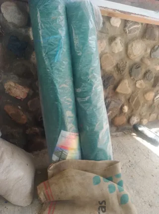 Malla de sombreo verde