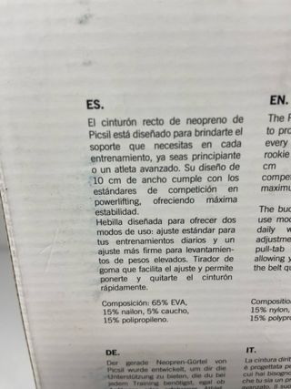 : Cinturón Lumbar Picsil Talla L