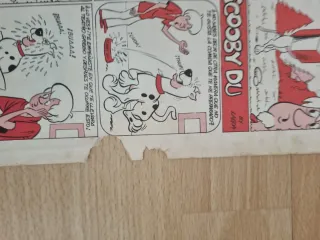 Lote 4 cómics de Scooby Du Editora Valenciana 1978