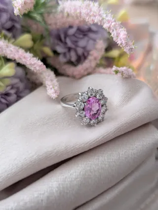 Anillo Rosetta Antigua Rosa de Francia