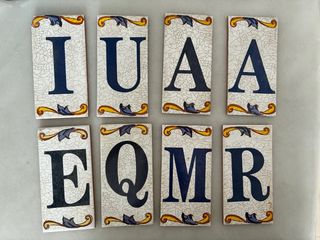 Azulejos Letras Decorativas Cerámica