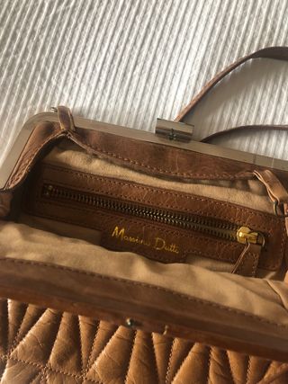 Bolso de mano marrón