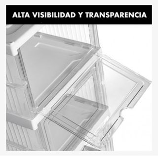 Cajas de Almacenamiento Apilables Transparentes