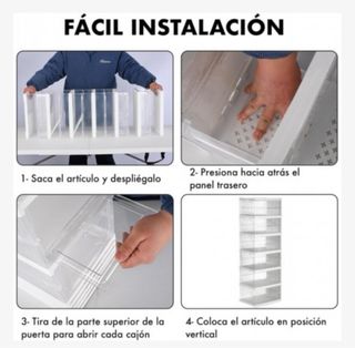 Cajas de Almacenamiento Apilables Transparentes