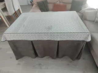 Mesa camilla salón forja