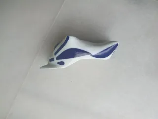 Toro Sargadelos Cerámica Azul y Blanco