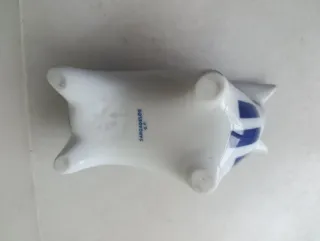 Toro Sargadelos Cerámica Azul y Blanco