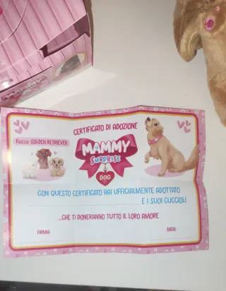 Mammy Surprise Cane Peluche Golden retriever