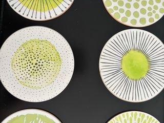 6 bonitos Posavasos ce tonos verdes