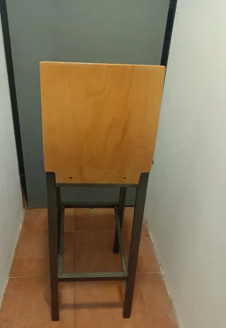 Lote 23 Taburetes PROFESIONALES (Hierro y Madera)