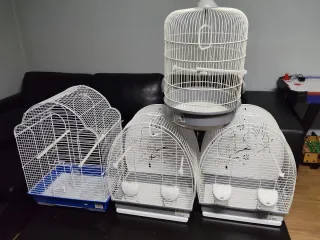 Lote 4 Jaulas Pájaros Nuevas