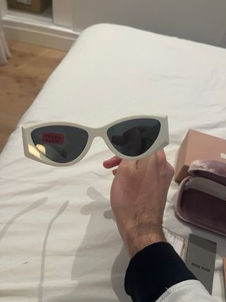 Gafas de sol Miu Miu MU 01YS blancas