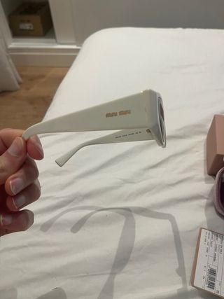 Gafas de sol Miu Miu MU 01YS blancas