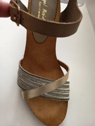 Sandalias Piel fabricadas en España, talla 38