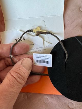 Pulsera Tous Cuero y Acero Hombre Sin Estrenar