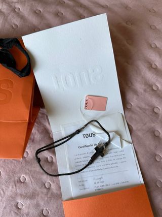 Pulsera Tous Cuero y Acero Hombre Sin Estrenar