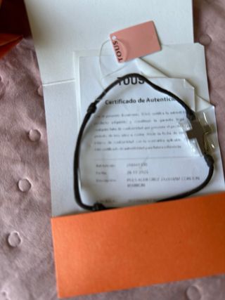 Pulsera Tous Cuero y Acero Hombre Sin Estrenar