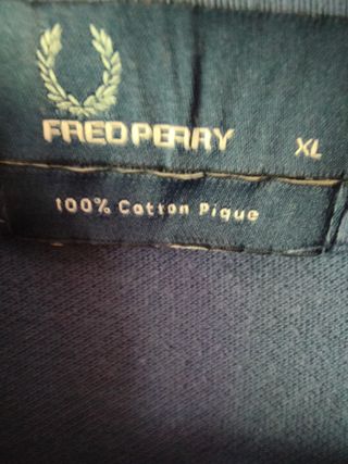 Polo Fred Perry Azul Talla XL