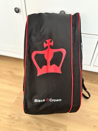 Paletero Pádel Black Crown Negro/Rojo